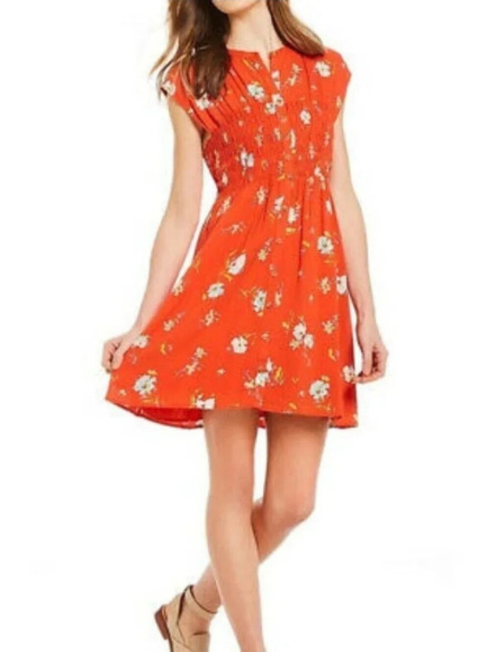 Free People Greatest Day Smocked Mini Dress Size Small S